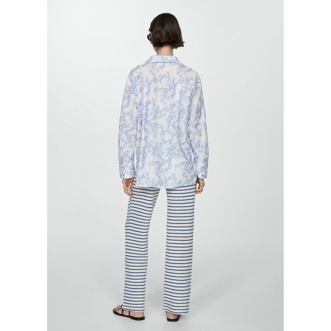Chemise Brodée Fleurs