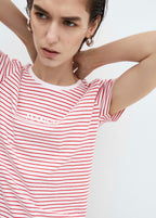 T-Shirt Rayures Logo