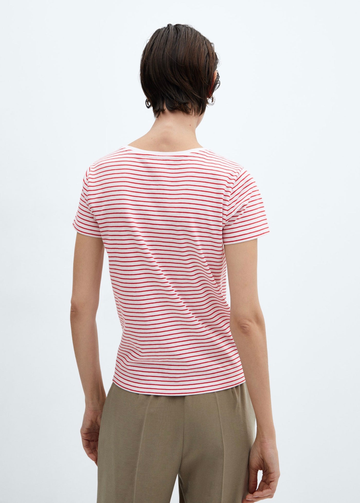 T-Shirt Rayures Logo