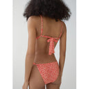 Classic Floral Bikini Panties - Red
