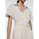 Combinaison Avec Ceinture - Ecru