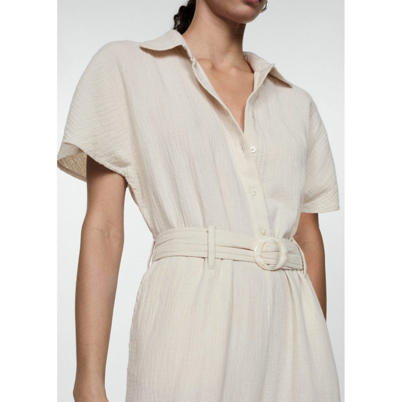 Combinaison Avec Ceinture - Ecru