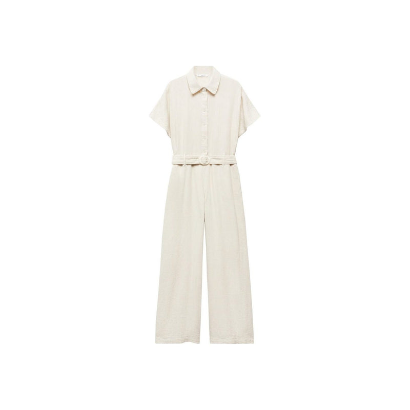Combinaison Avec Ceinture - Ecru