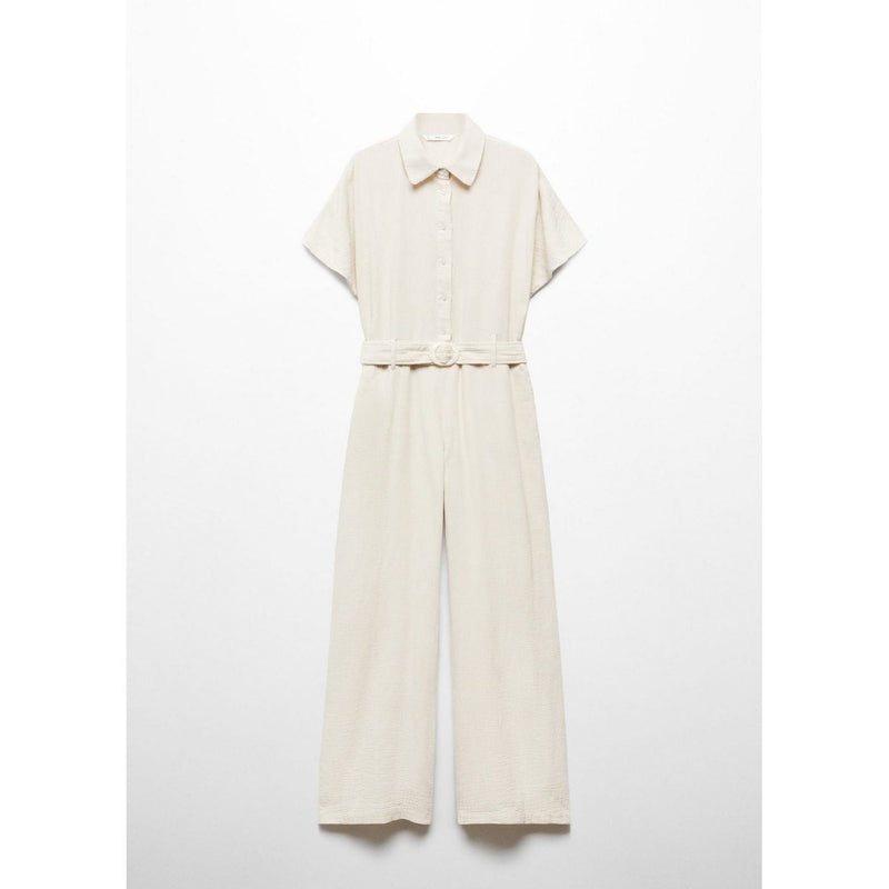 Combinaison Avec Ceinture - Ecru