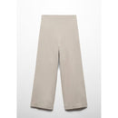 Pantalón ancho de lino - Beige