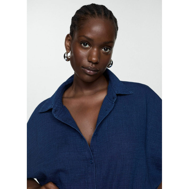 Mono estilo camisa vaquera - Azul noche