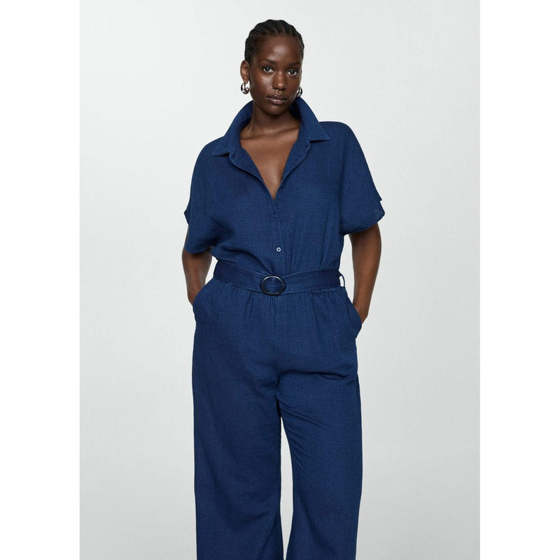 Mono estilo camisa vaquera - Azul noche