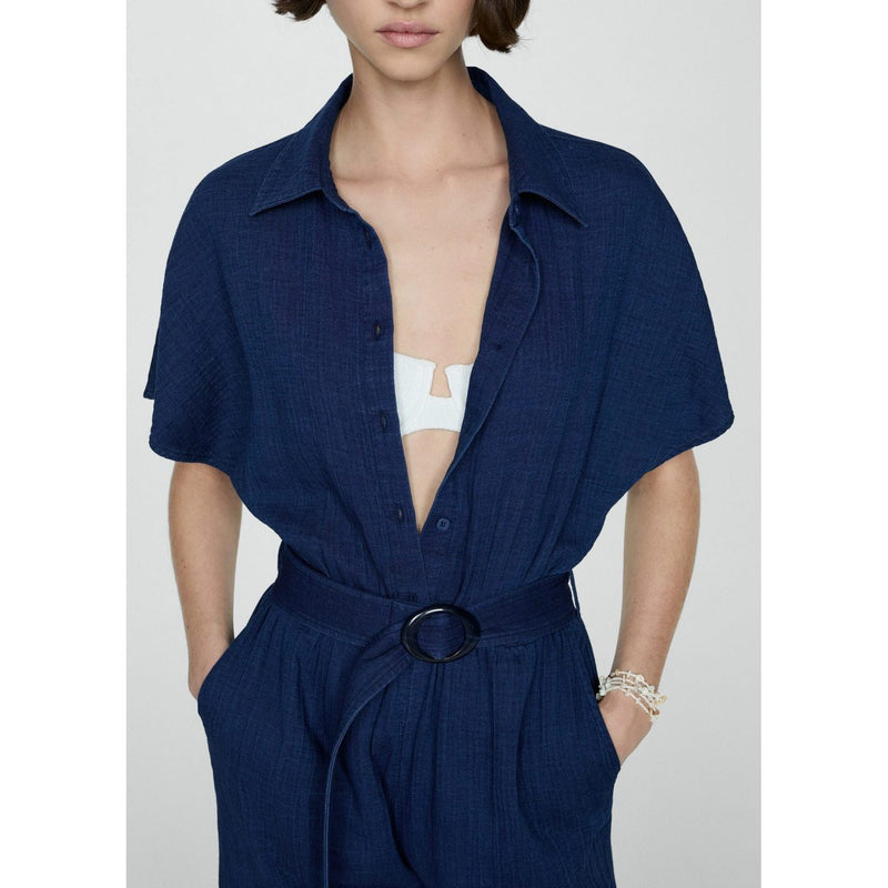 Mono estilo camisa vaquera - Azul noche