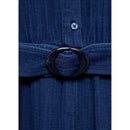 Mono estilo camisa vaquera - Azul noche