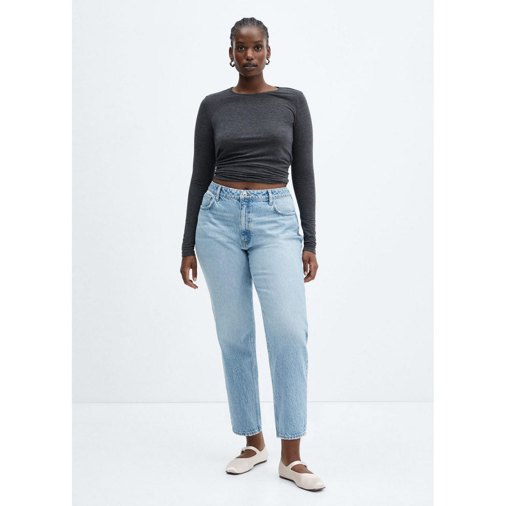 Mom2000 High-Waisted Mom Jean - Medium Blue