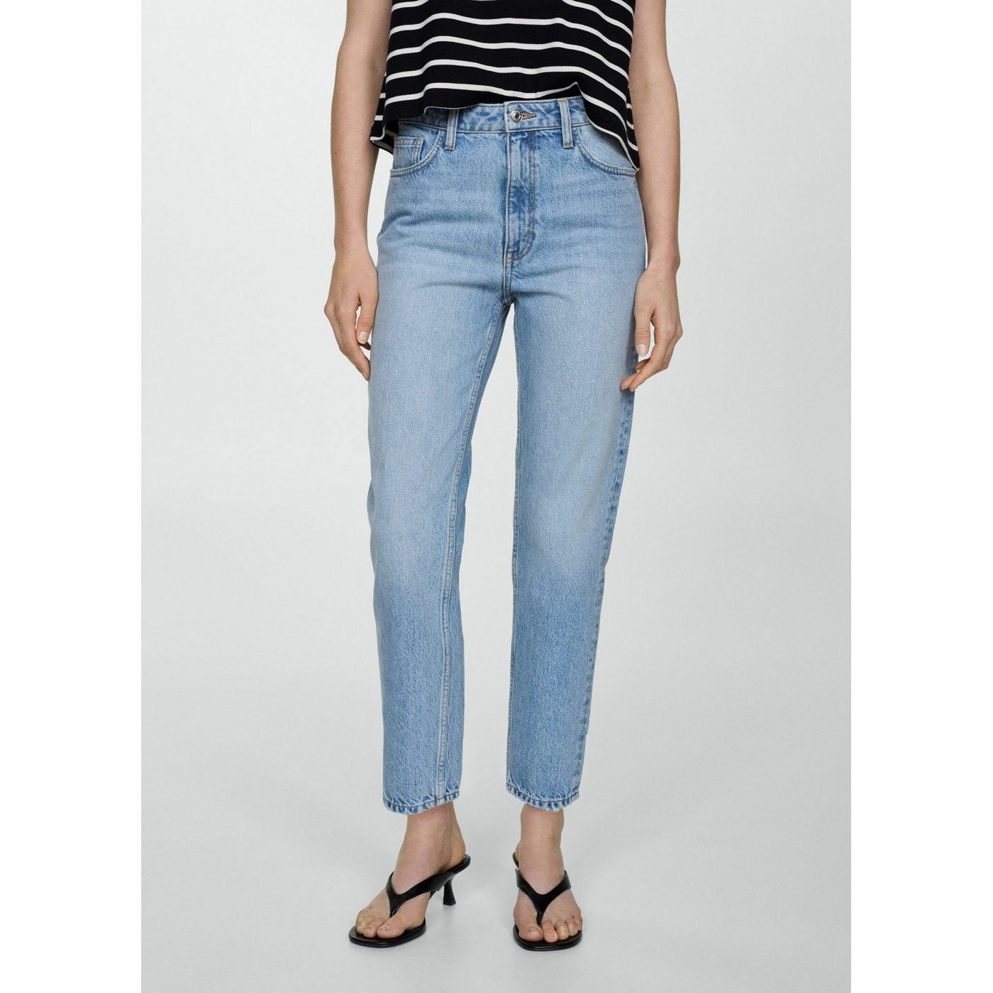 Mom2000 High-Waisted Mom Jean - Medium Blue