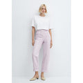 Jean Slouchy Cintura Elástica - Light/Pastel Purple