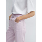 Jean Slouchy Cintura Elástica - Light/Pastel Purple