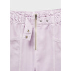 Jean Slouchy Cintura Elástica - Light/Pastel Purple