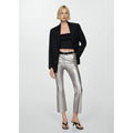 Pantalon Flare Métallisé - Silver