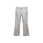 Pantalon Flare Métallisé - Silver