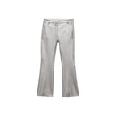 Pantalon Flare Métallisé - Silver