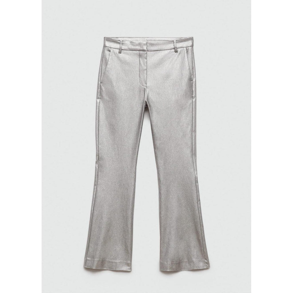 Pantalon Flare Métallisé - Silver