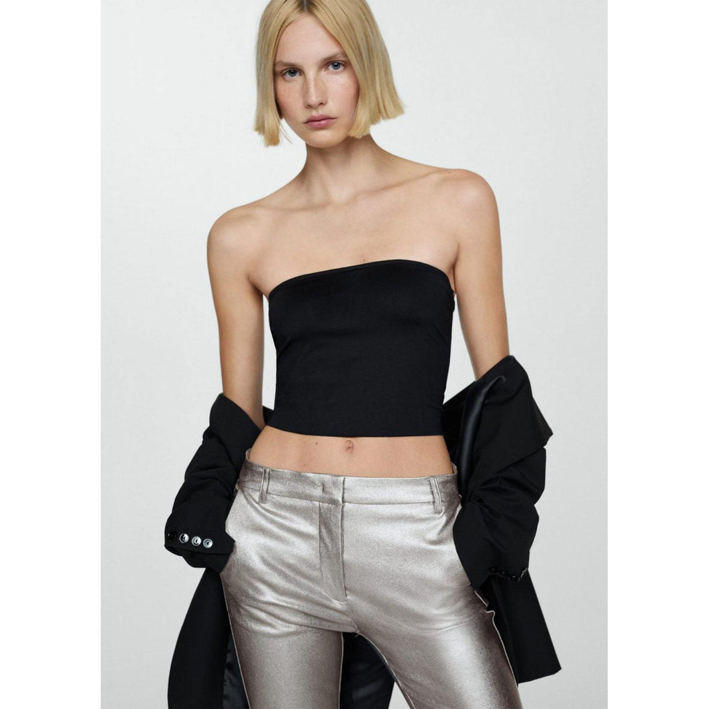Pantalon Flare Métallisé - Silver