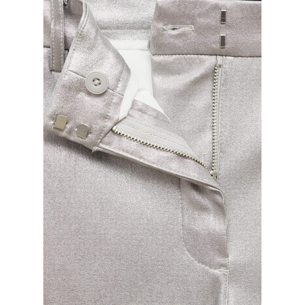 Pantalon Flare Métallisé - Silver