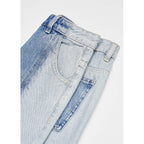 Vaquero Corte Recto Bicolor - Medium Blue
