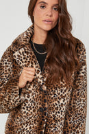 Faux Fur 67180 - Camel Leopard
