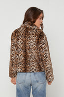 Faux Fur 67180 - Camel Leopard