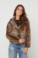 Faux Fur 67180 - Camel Leopard
