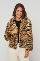 Faux Fur 67180 - Camel Tiger