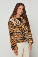 Faux Fur 67180 - Camel Tiger