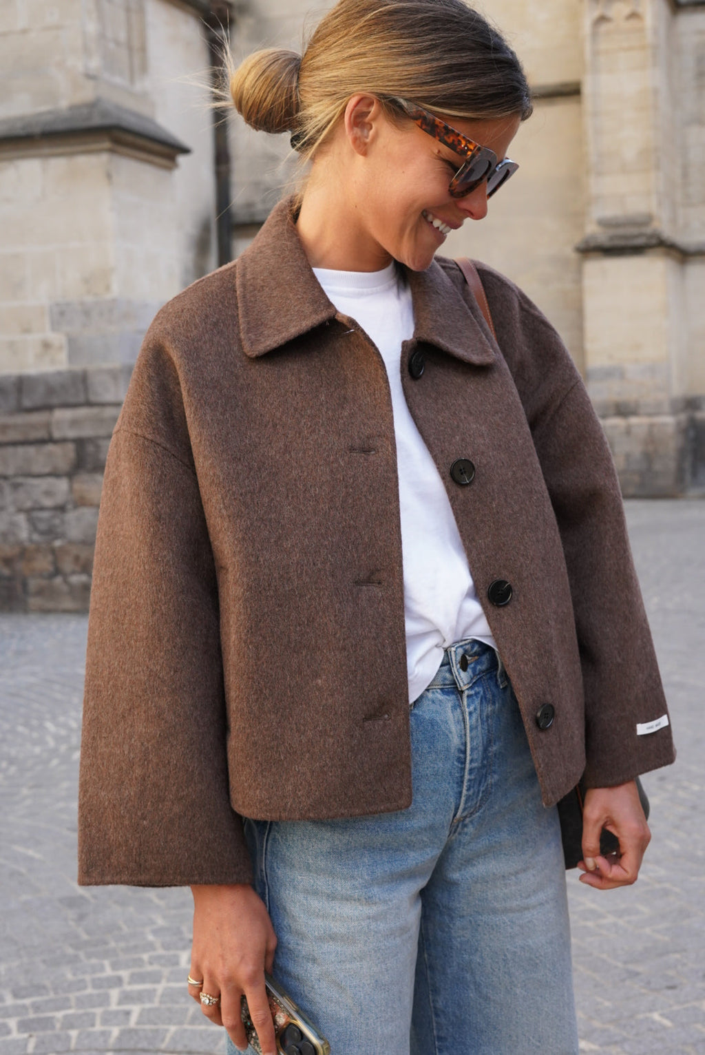 Camille Wool Jacket Brown