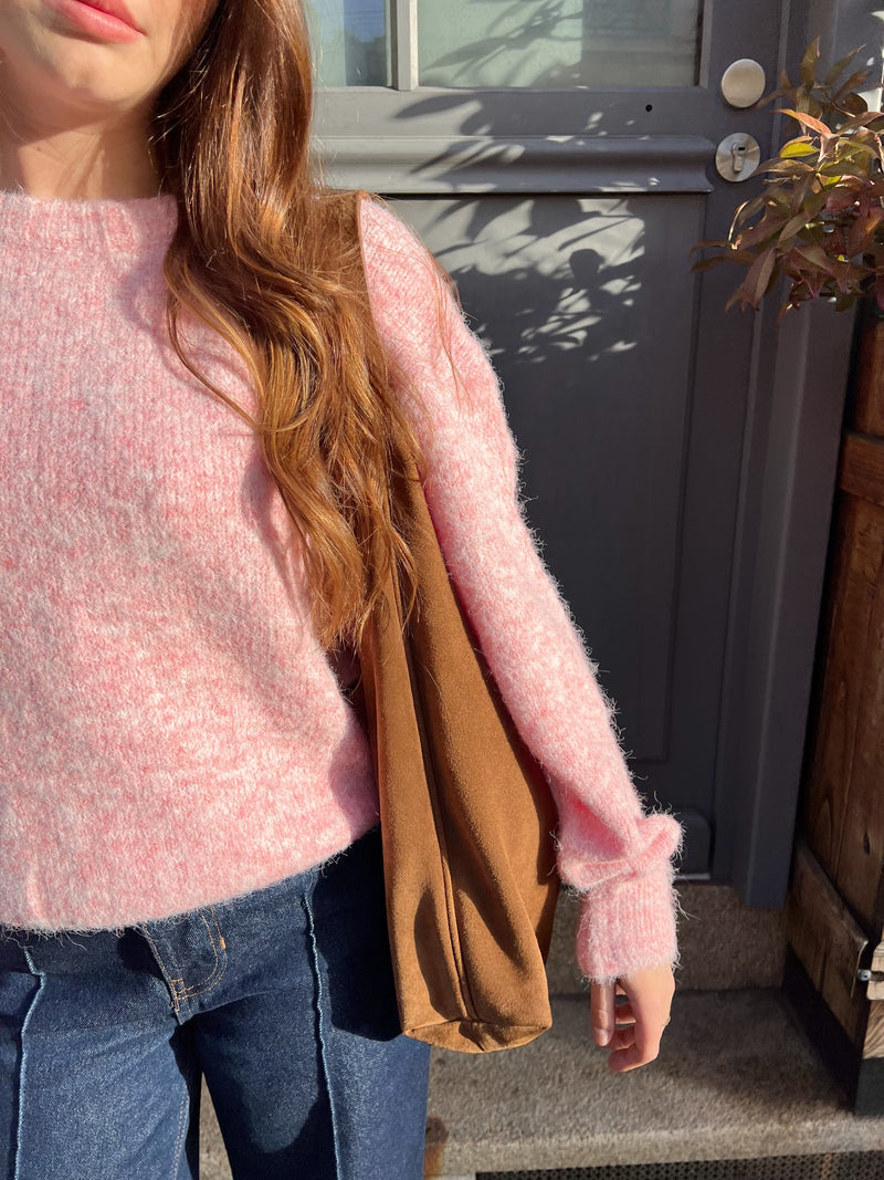 Heather Pink Louise Sweater