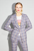 Le Blazer Jimmy Tartan Rose