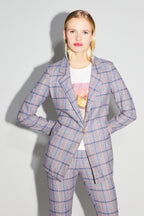 Le Blazer Jimmy Tartan Rose