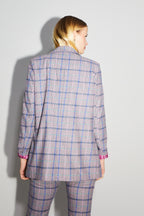 Le Blazer Jimmy Tartan Rose