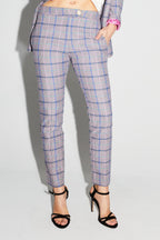 Le Pantalon Silvana Tartan Pink