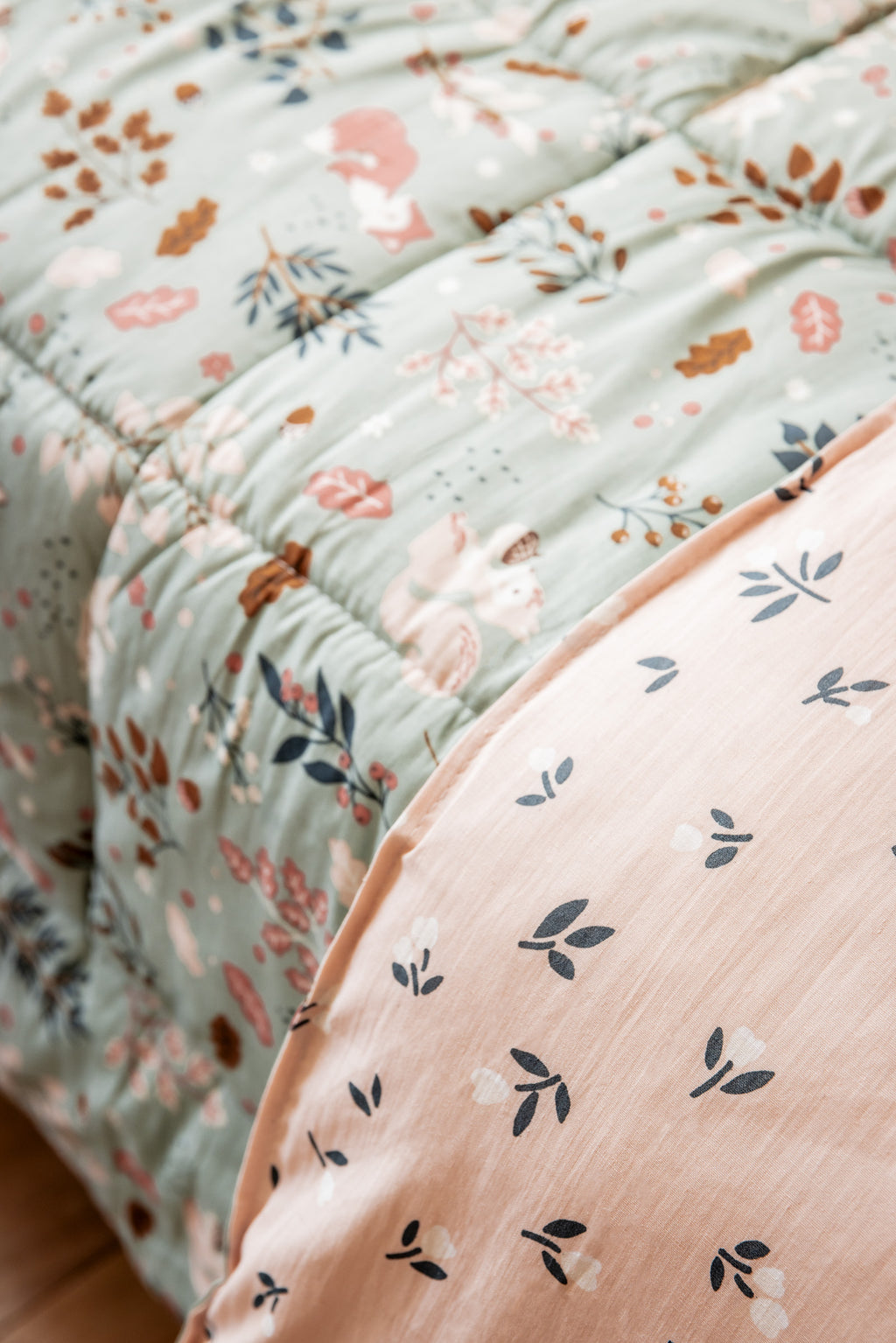 Imprimé Tamia - Couette Imprimée + Taie(s) D'Oreiller - Coton