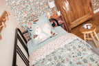 Imprimé Tamia - Couette Imprimée + Taie(s) D'Oreiller - Coton