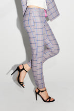 Le Pantalon Silvana Tartan Pink