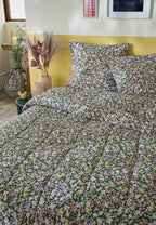 Printed Duvet + Pillowcase(s) - Printed Cotton - Forget-Me-Not