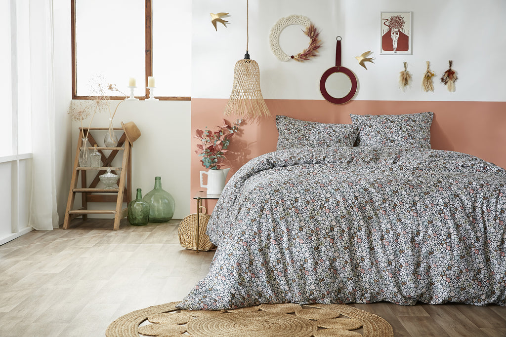 Bed Set - Printed Cotton - Malia