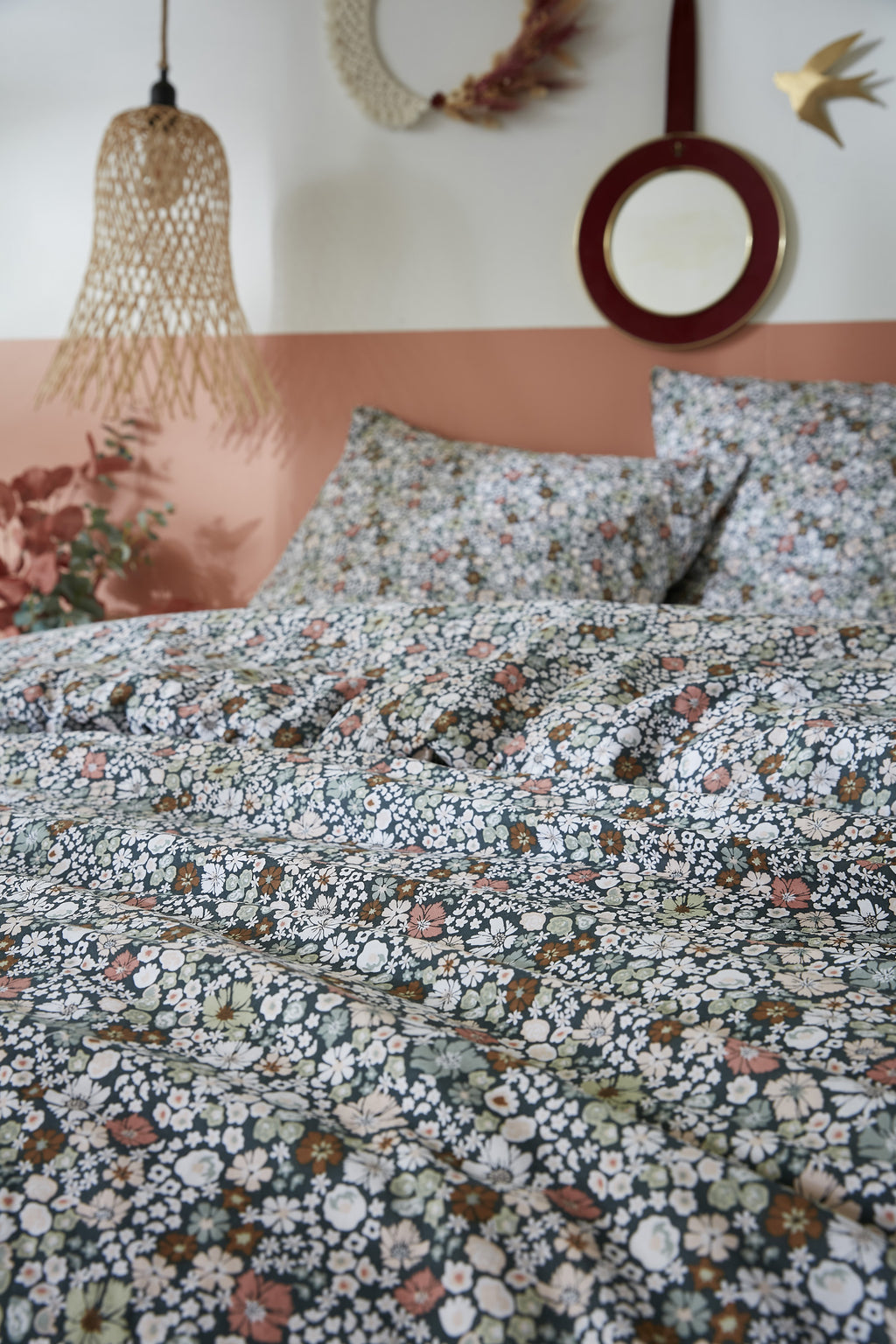 Bed Set - Printed Cotton - Malia