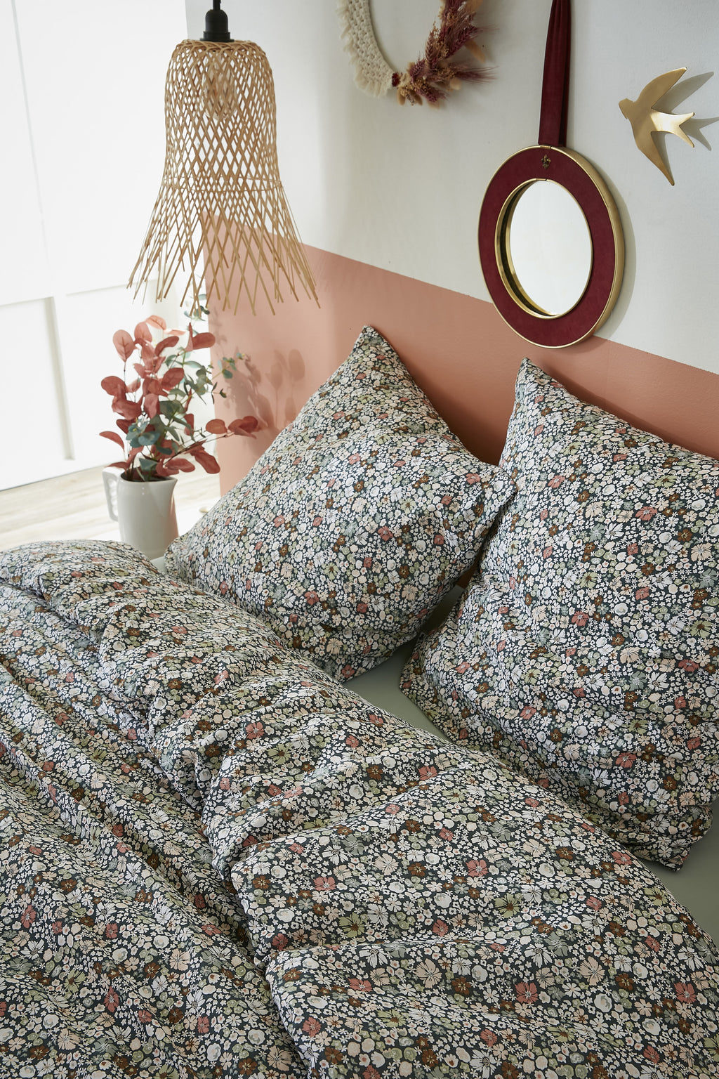 Bed Set - Printed Cotton - Malia