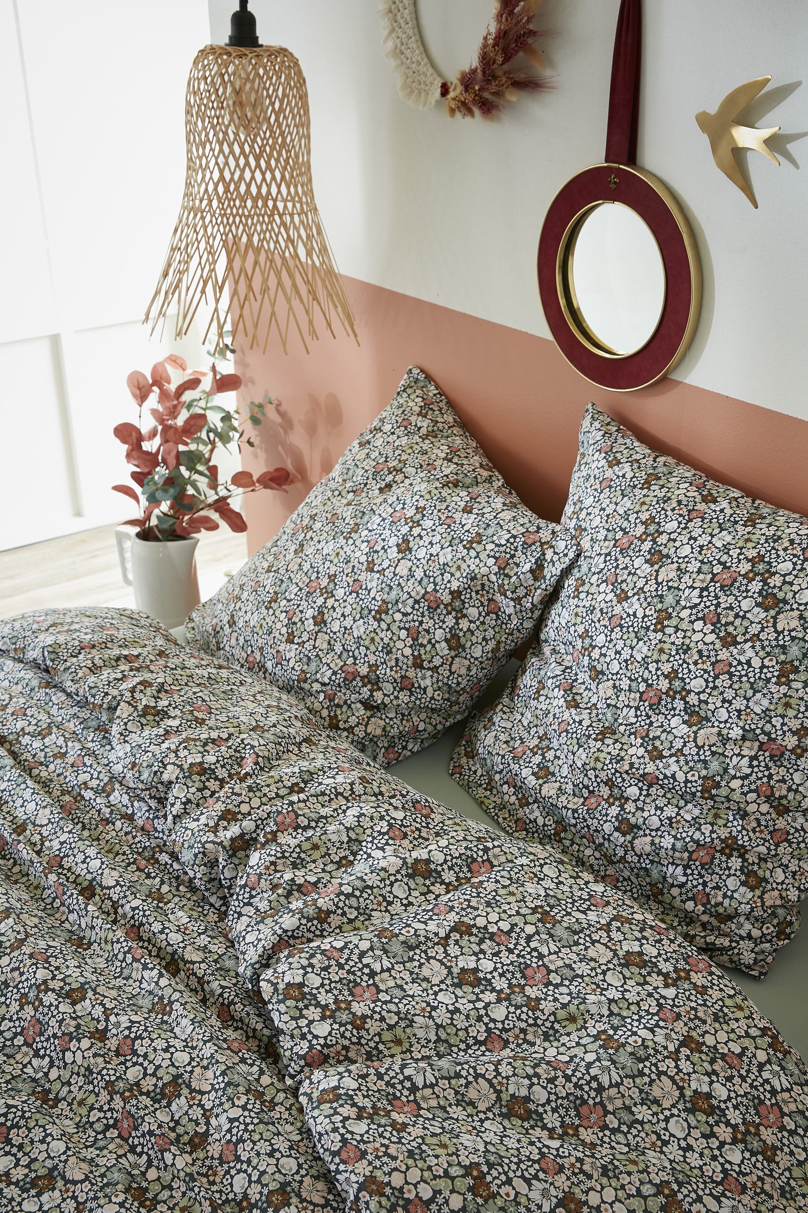 Bed Set - Printed Cotton - Malia