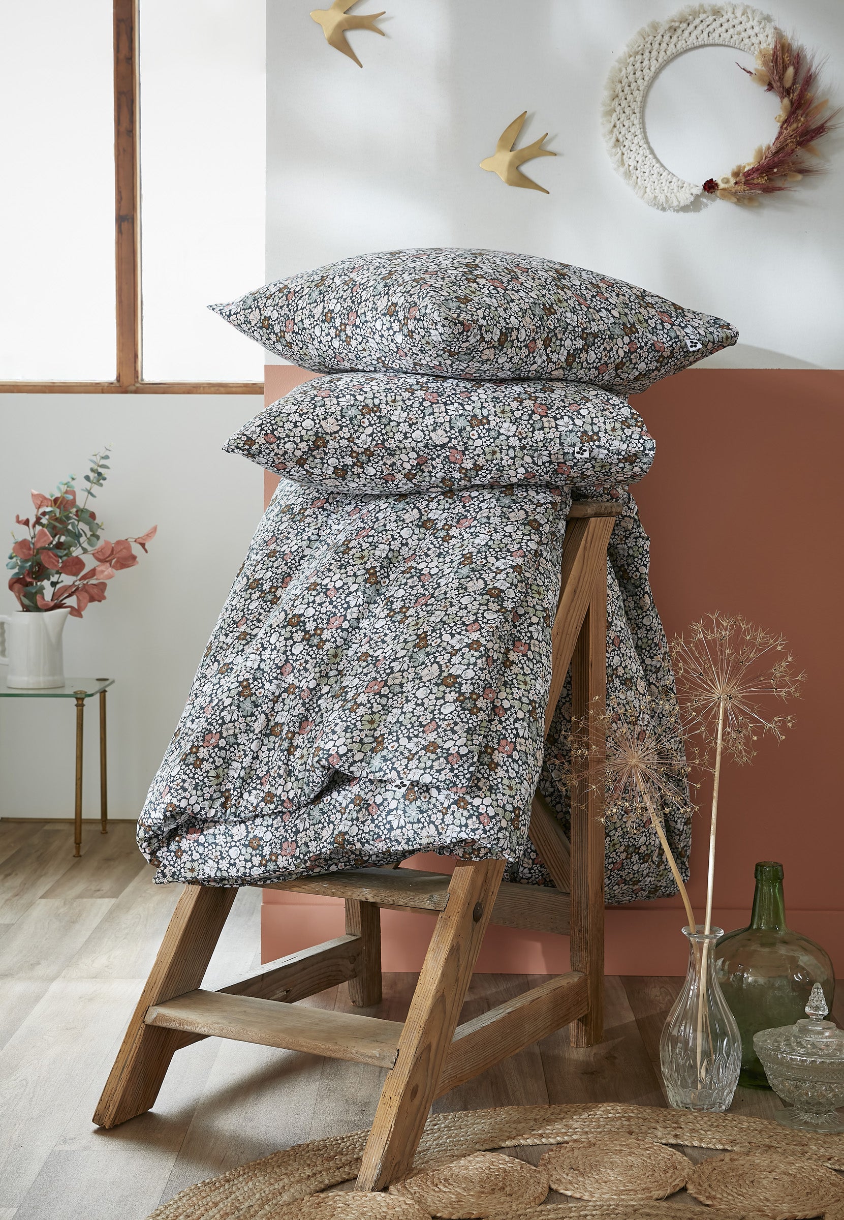 Bed Set - Printed Cotton - Malia