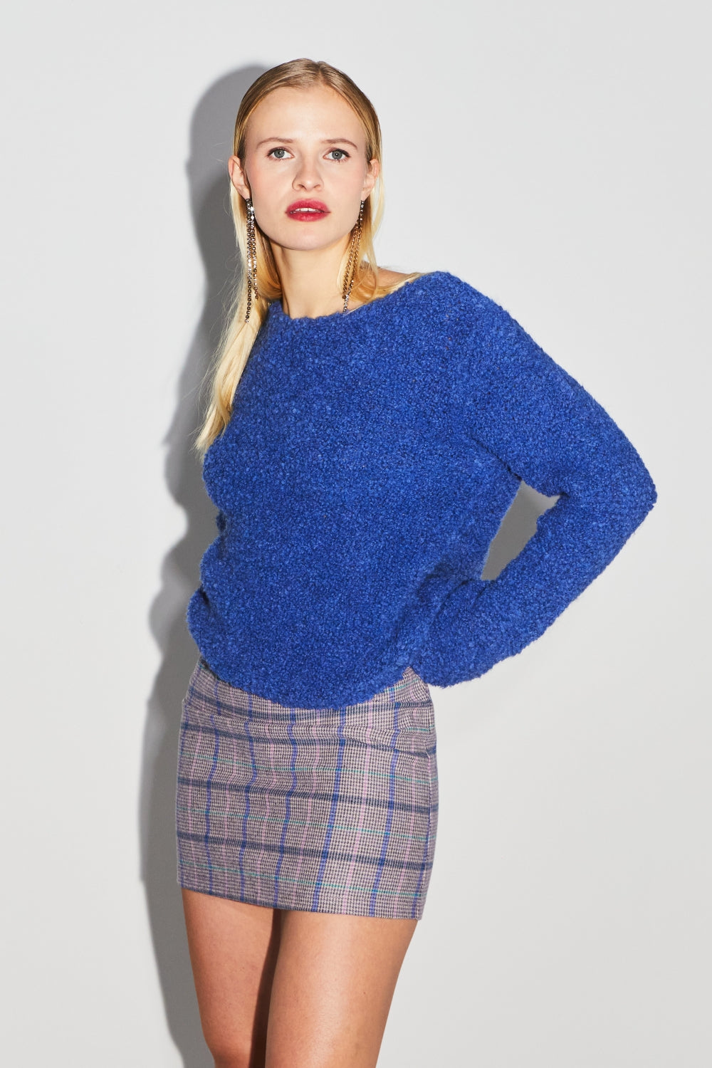 La Mini Jupe Aria Tartan Rose