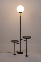 Orion Charge - Floor Lamp - Glass - Black