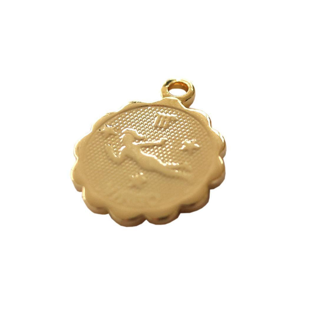 Fine Gold Astro Medal - Virgo