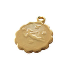 Fine Gold Astro Medal - Virgo