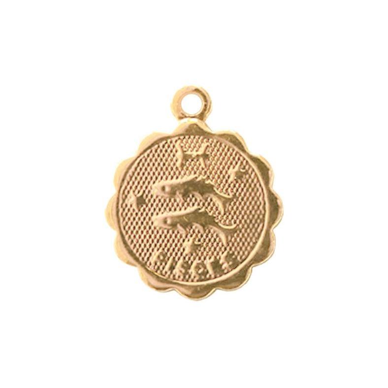 Medalla Astro Oro Fina - Piscis